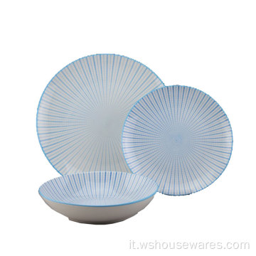 Dinnerware in gres porcellanato in ceramica in ceramica di alta qualità